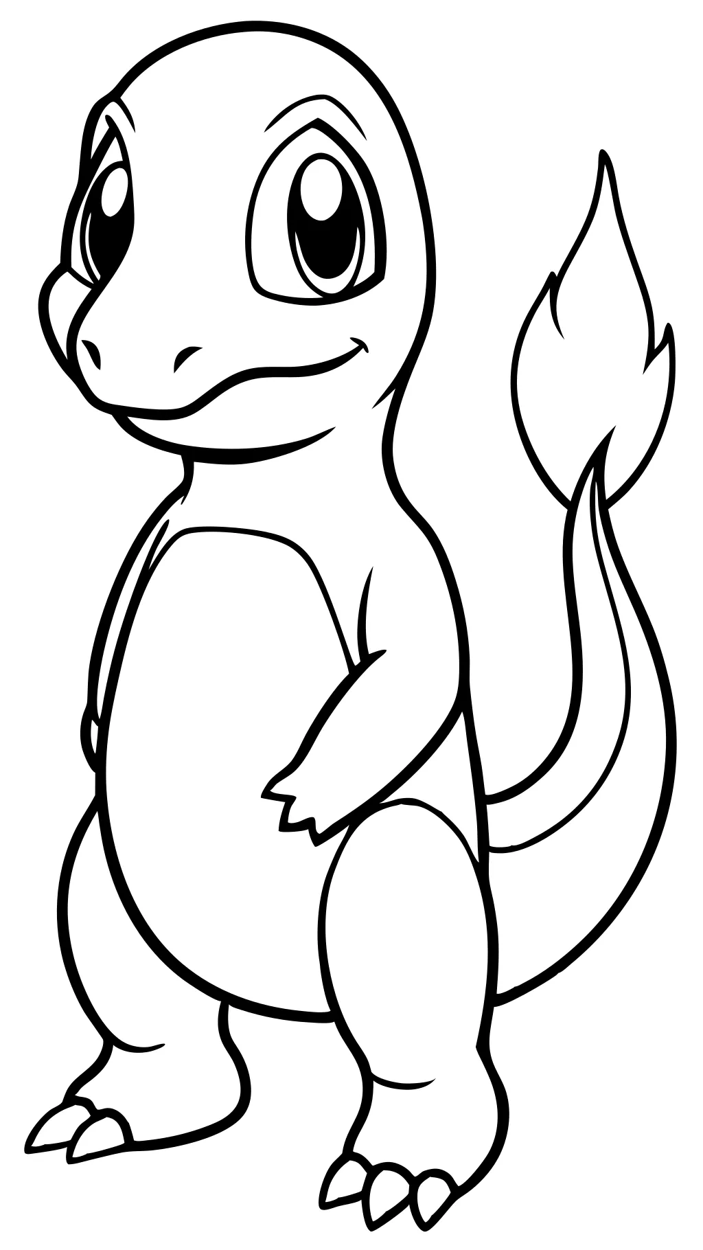 charmander coloring page